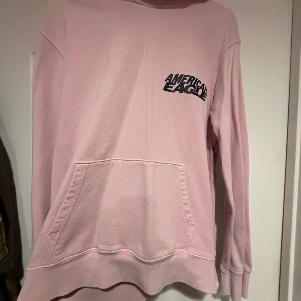 American Eagle Outfitters Light Pink Crewneck Sweatshirt